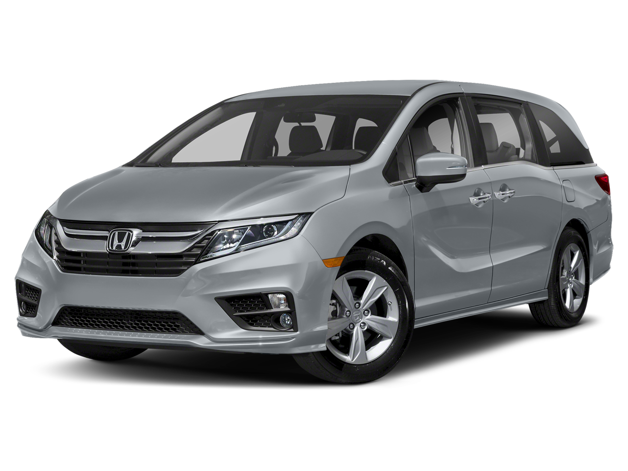 2019 Honda Odyssey EX in Pacific Pewter Metallic — front three-quarter view