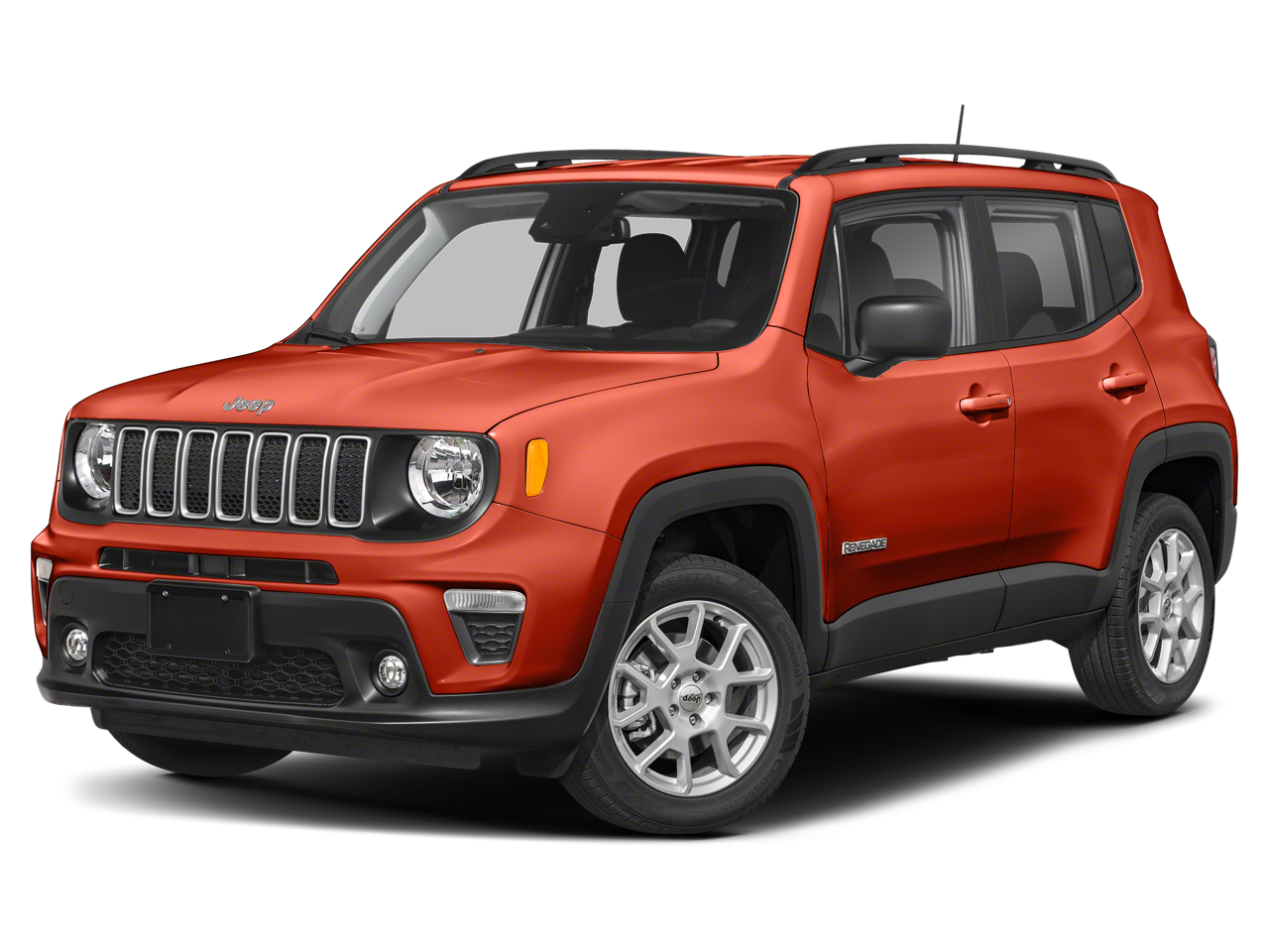 2022 Jeep Renegade Altitude in Colorado Red Clearcoat — front three-quarter view