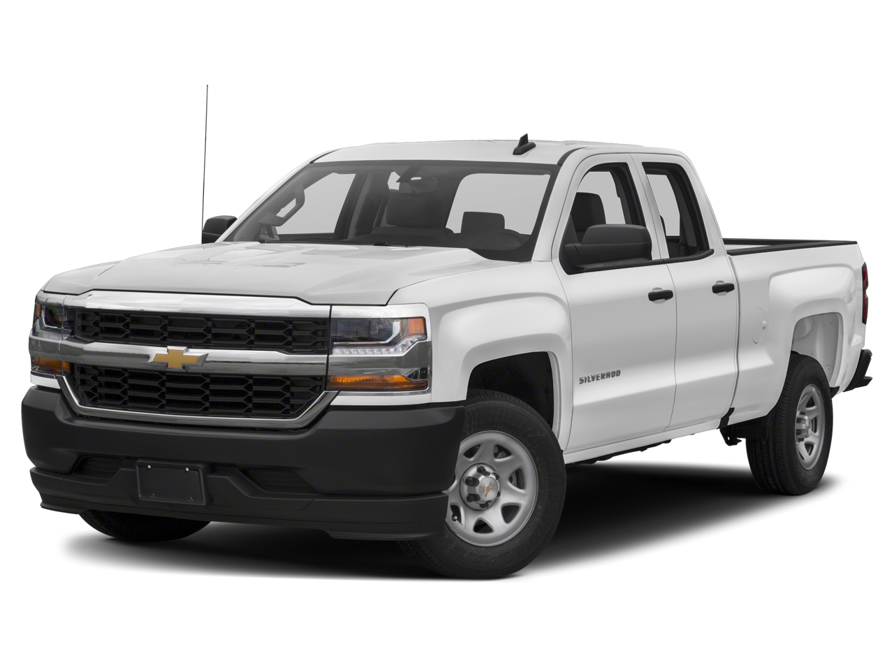 2019 Chevrolet Silverado 1500 Ld 4WD Double Cab LT w/2LT in Graphite Metallic — front three-quarter view