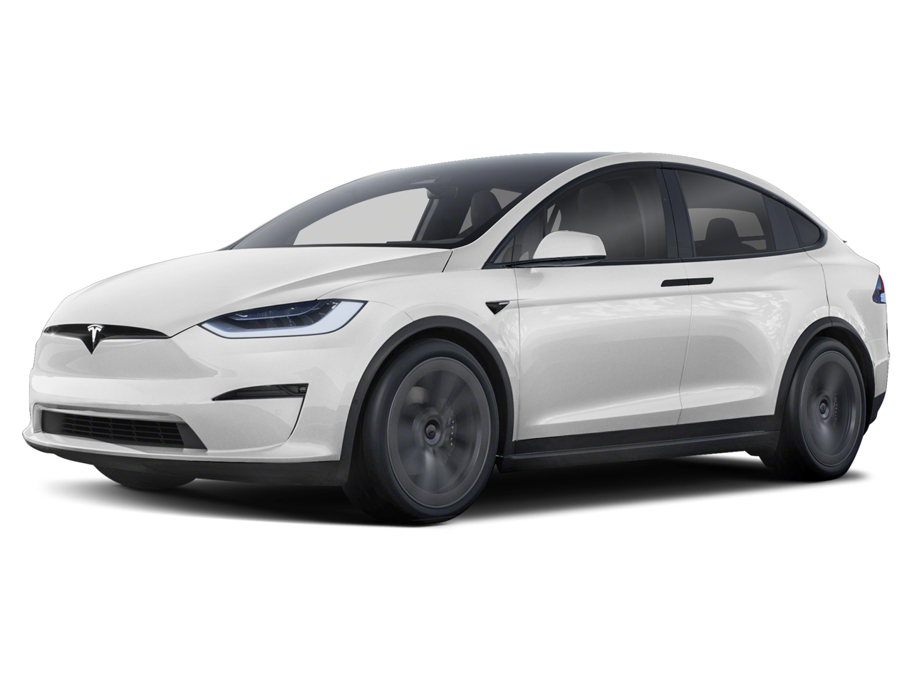 2022 Tesla Model X Plaid AWD in Other — front three-quarter view