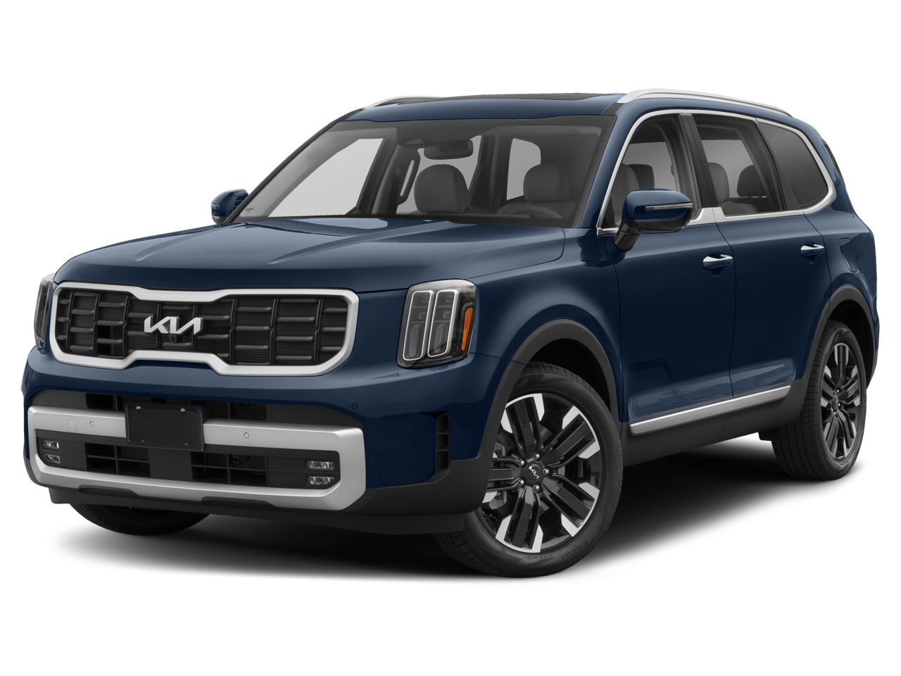 2023 Kia Telluride SX in Dawning Red — front three-quarter view