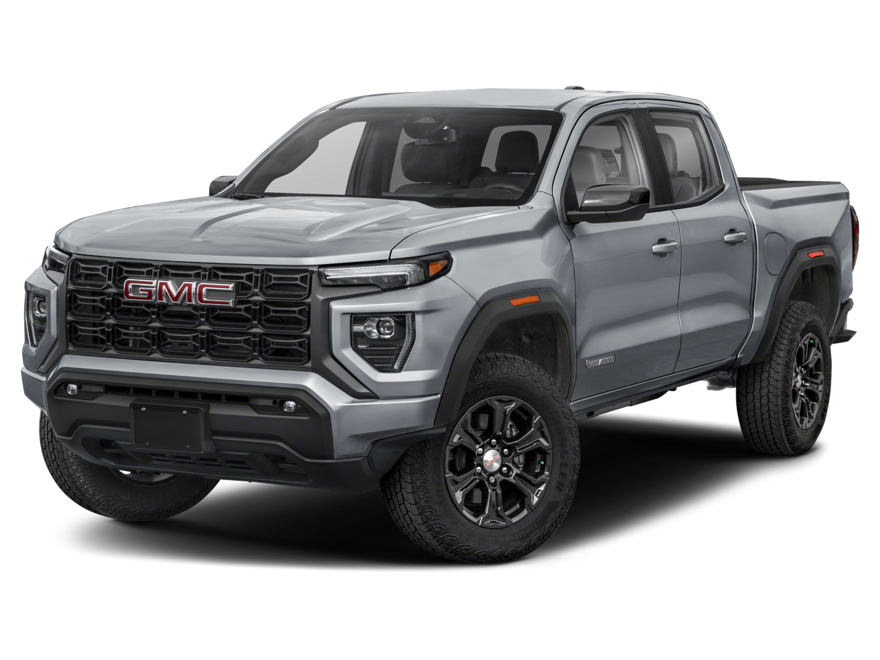 2026 GMC Canyon Elevation in Rapids Metallic — front three-quarter view
