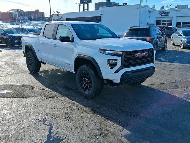 2026 GMC Canyon Elevation in Summit White — front three-quarter view