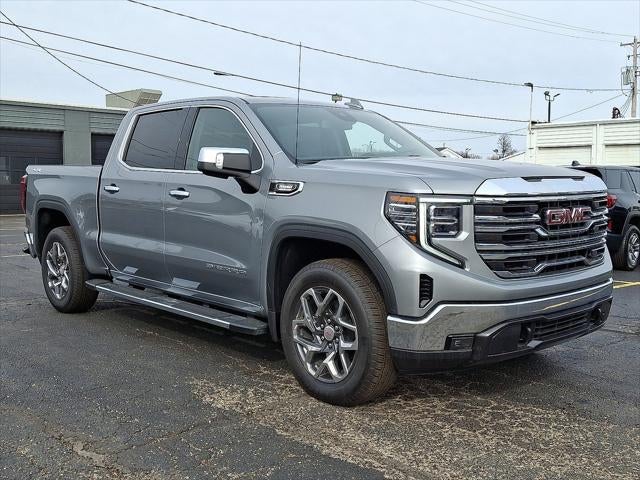 2026 GMC Sierra 1500 SLT in Sterling Metallic — front three-quarter view
