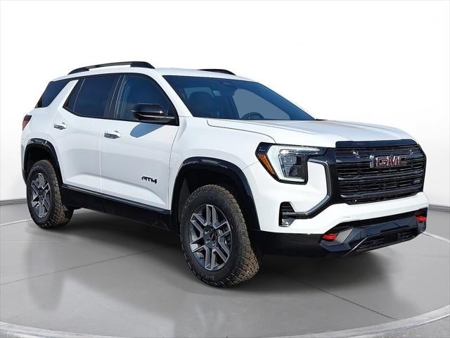 2026 GMC Terrain AT4 in Summit White — front three-quarter view
