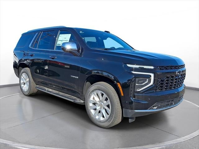 2026 Chevrolet Tahoe Premier in Black — front three-quarter view
