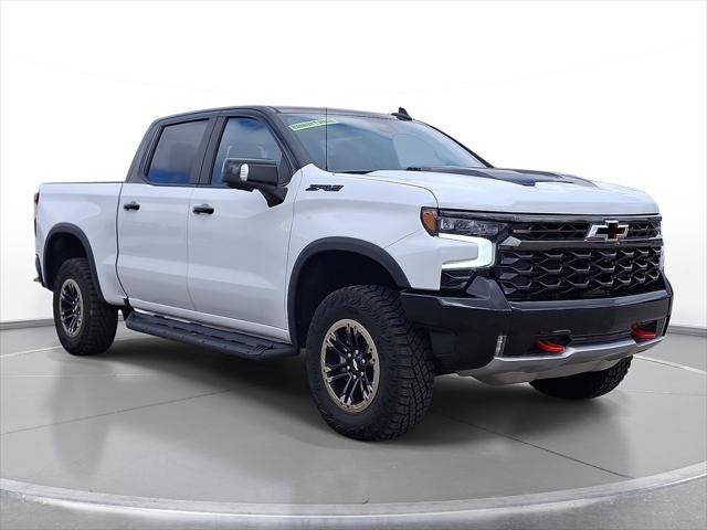 2024 Chevrolet Silverado 1500 ZR2 in Summit White — front three-quarter view
