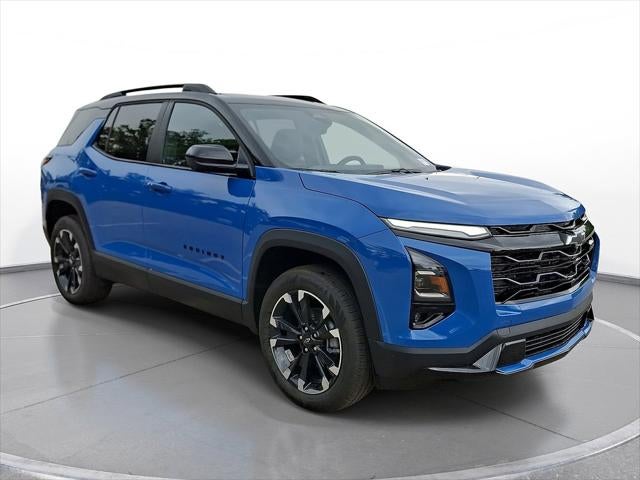2026 Chevrolet Equinox RS in Reef Blue Metallic — front three-quarter view