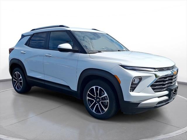 2024 Chevrolet Trailblazer LT in Summit White — front three-quarter view