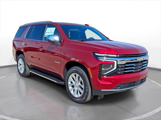 2026 Chevrolet Tahoe Premier in Radiant Red Tintcoat — front three-quarter view