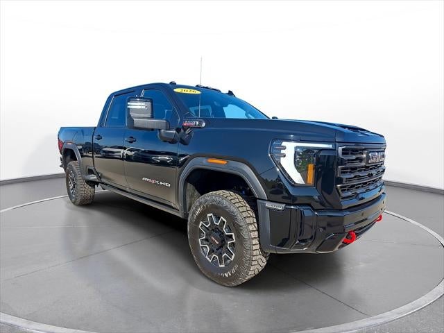 2026 GMC Sierra 2500 HD AT4X in Onyx Black — front three-quarter view