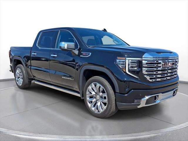 2026 GMC Sierra 1500 Denali in Onyx Black — front three-quarter view