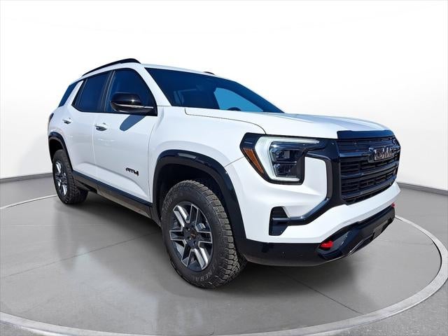 2027 GMC Terrain AWD AT4 in Summit White — front three-quarter view