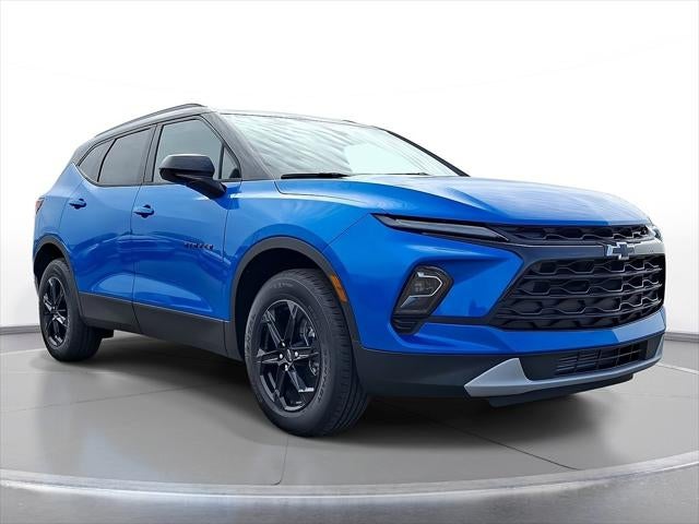 2026 Chevrolet Blazer 2LT in Riptide Blue Metallic — front three-quarter view
