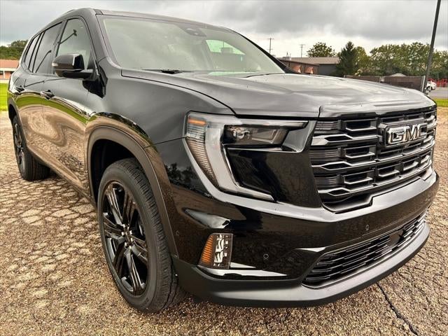 2026 GMC Acadia Elevation in Ebony Twilight Metallic — front three-quarter view