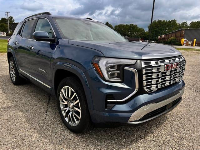2027 GMC Terrain AWD Denali in Downpour Metallic — front three-quarter view