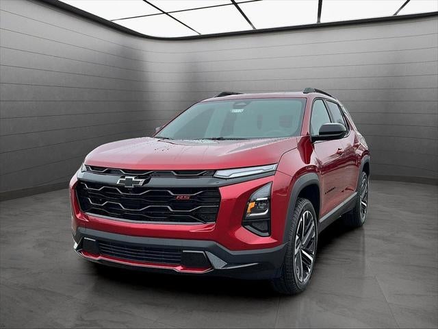 2026 Chevrolet Equinox RS in Radiant Red Tintcoat — front three-quarter view