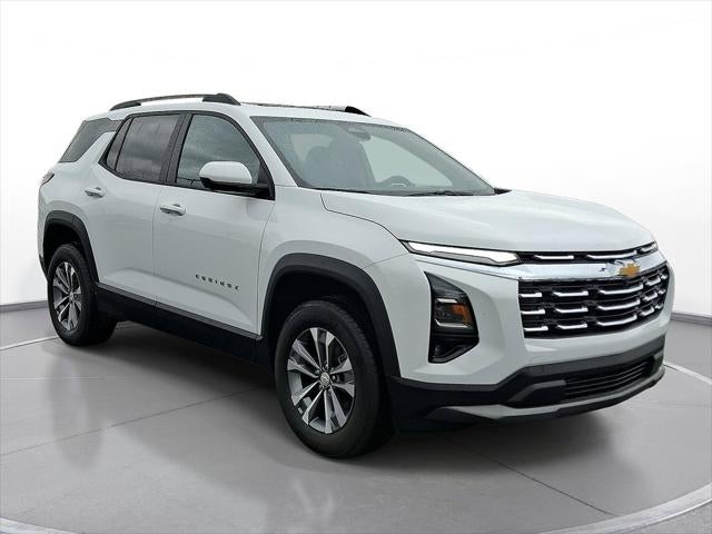 2026 Chevrolet Equinox LT in Summit White — front three-quarter view
