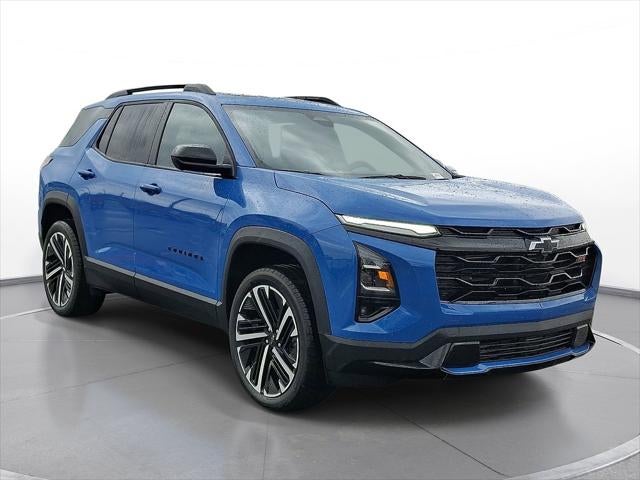 2026 Chevrolet Equinox RS in Reef Blue Metallic — front three-quarter view