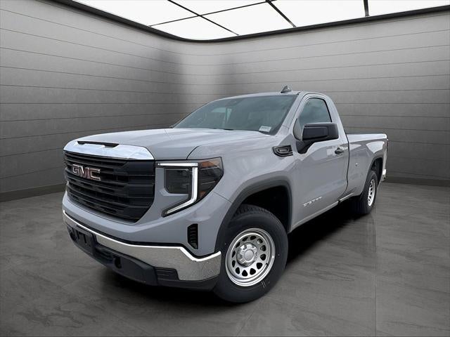 2025 GMC Sierra 1500 Pro in Sterling Metallic — front three-quarter view