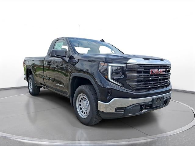 2025 GMC Sierra 1500 Pro in Onyx Black — front three-quarter view
