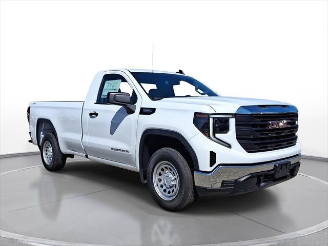 2025 GMC Sierra 1500 Pro in Summit White — front three-quarter view