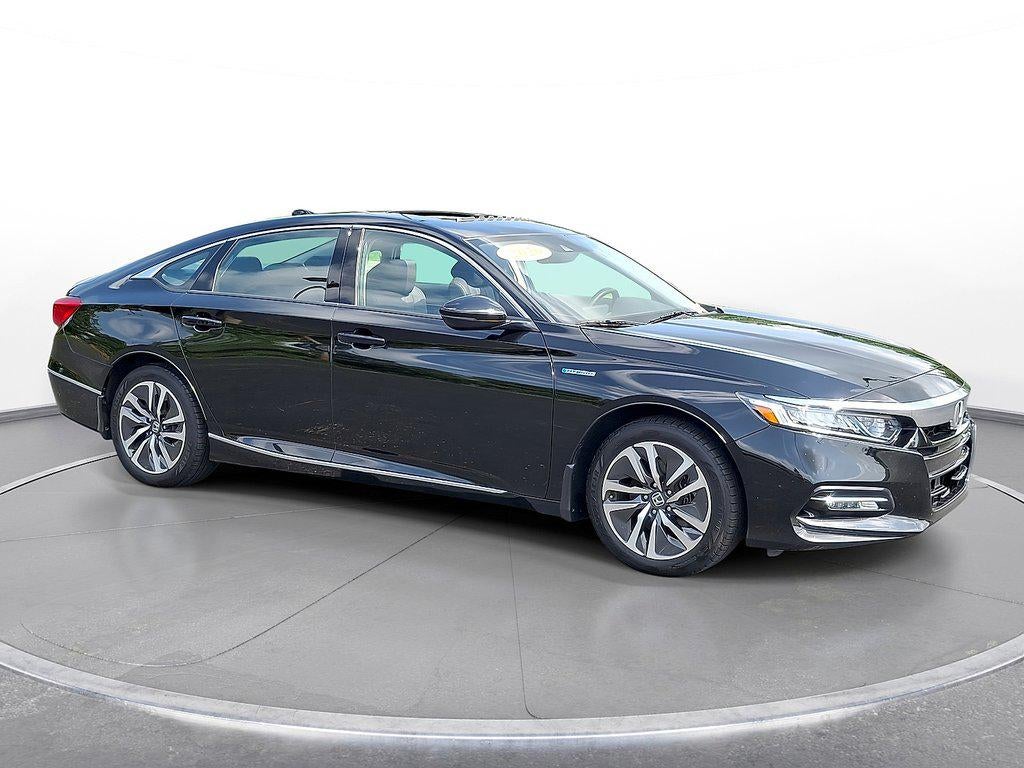 2020 Honda Accord EX-L Sedan in Crystal Black Pearl — front three-quarter view