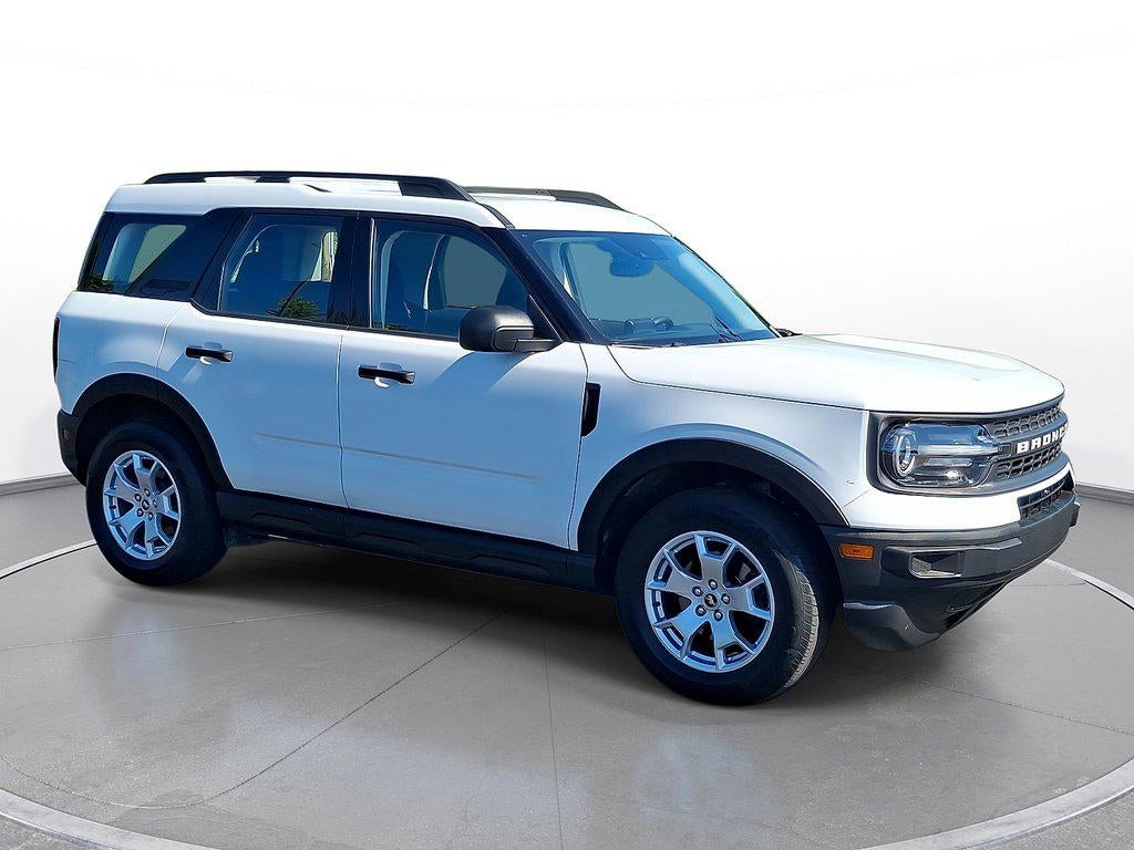 2021 Ford Bronco Sport Base 4x4 in Oxford White — front three-quarter view