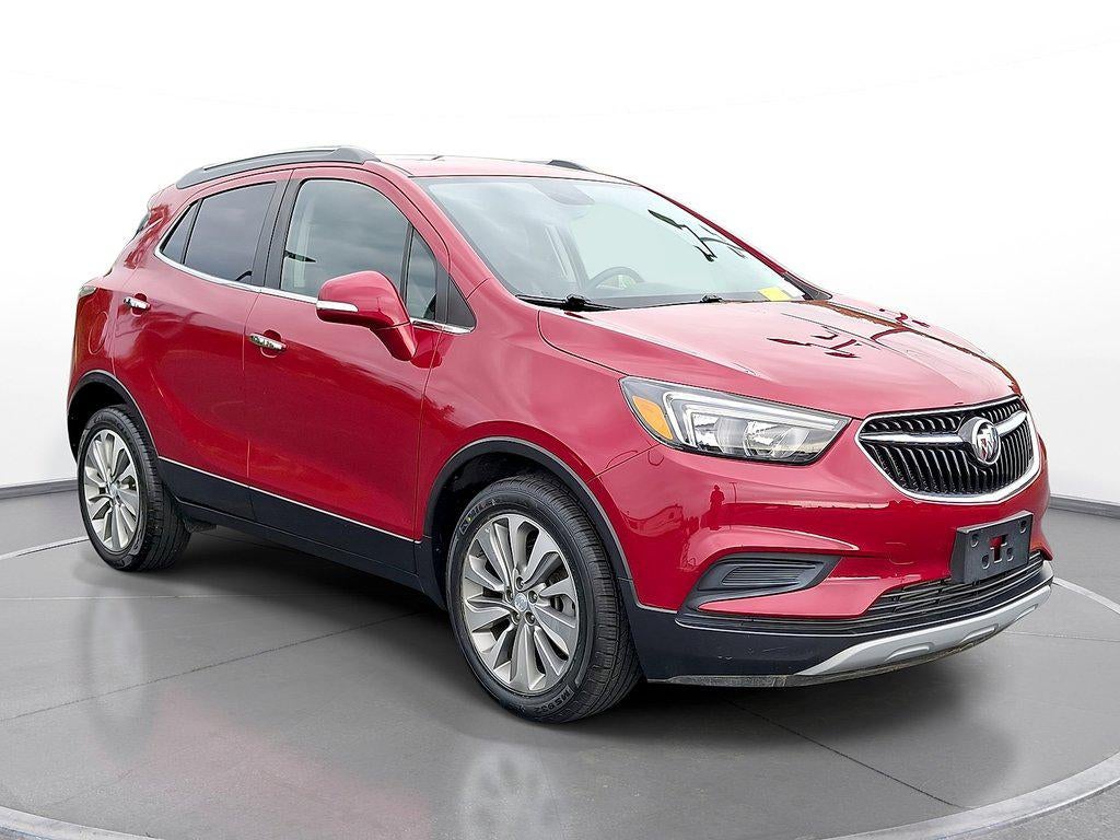 2019 Buick Encore FWD 4dr Preferred in Winterberry Red Metallic — front three-quarter view