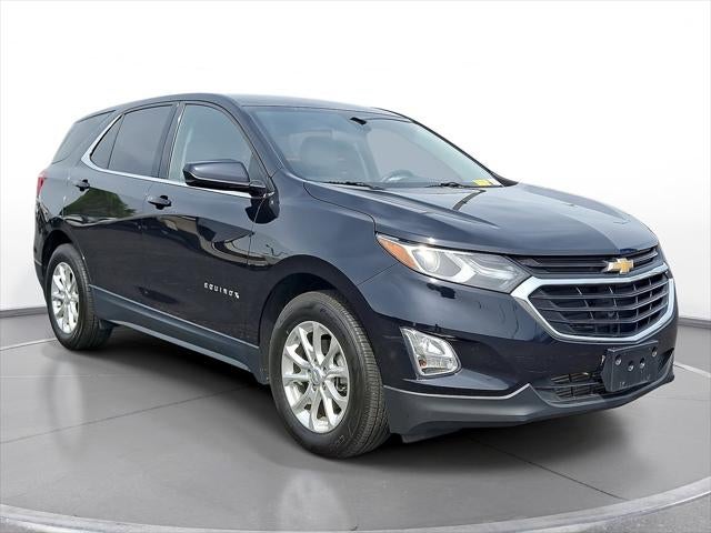 2020 Chevrolet Equinox LT in Midnight Blue Metallic — front three-quarter view